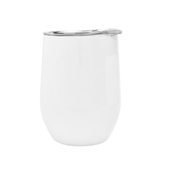 Taza de acero inoxidable de 550 ml para sublimación - blanca